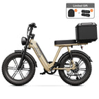 TST® R7 1500W Electric Cargo Bike – Moped Style, Full Suspension (2026 New Edition)