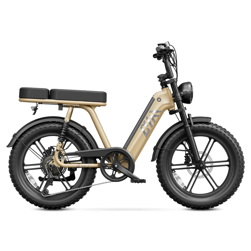 TST® R7 1500W Electric Cargo Bike – Moped Style, Full Suspension (2026 New Edition)