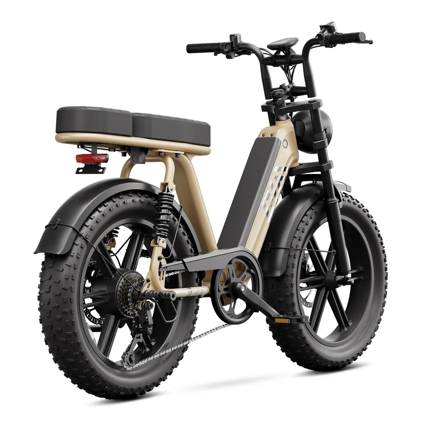 TST® R7 1500W Electric Cargo Bike – Moped Style, Full Suspension (2026 New Edition)