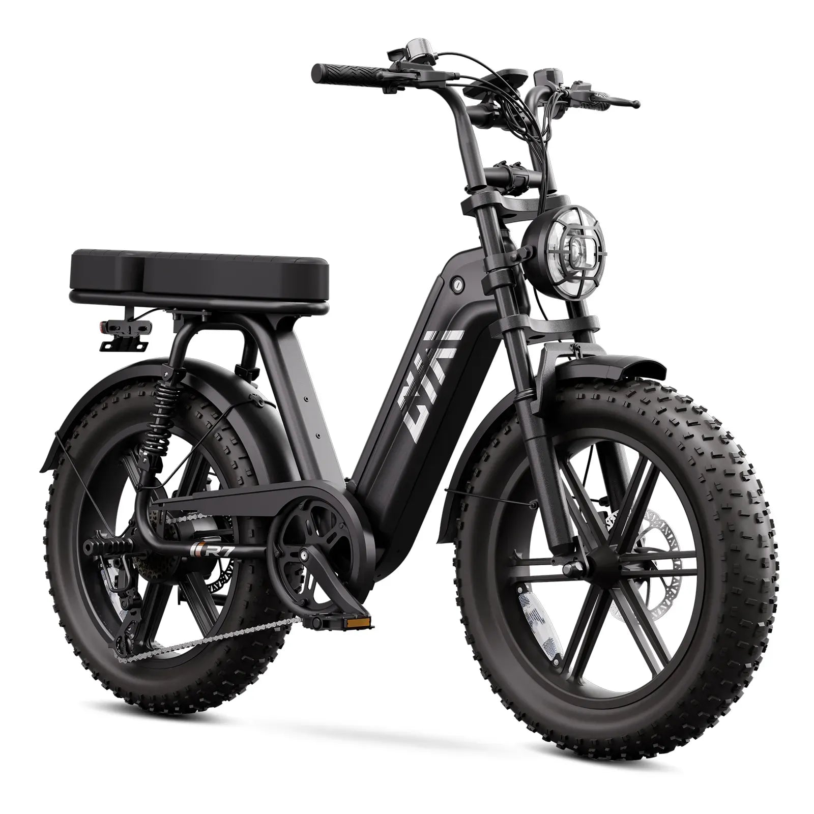 TST® R7 1500W Electric Cargo Bike – Moped Style, Full Suspension (2026 New Edition)