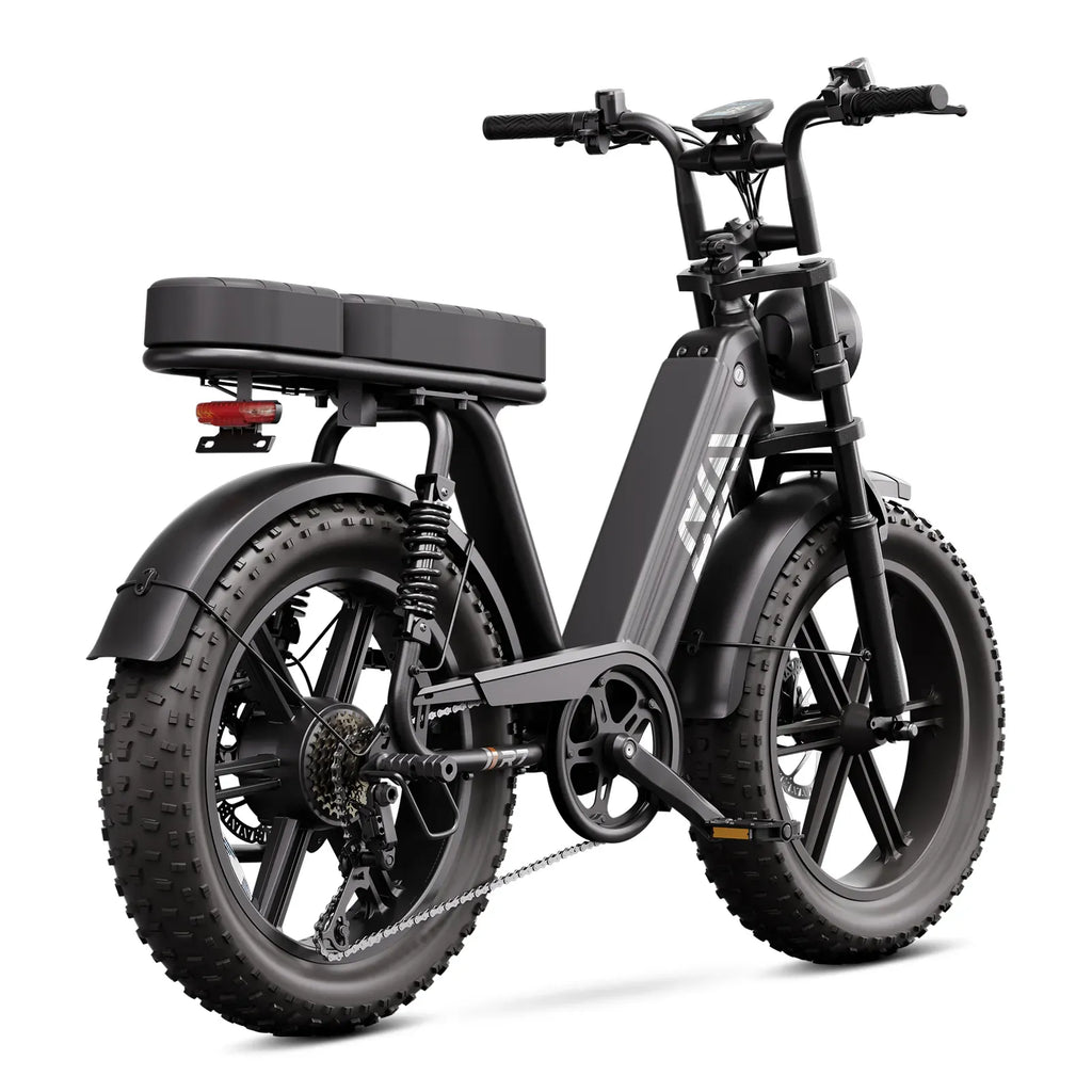 TST® R7 1500W Electric Cargo Bike – Moped Style, Full Suspension (2026 New Edition)