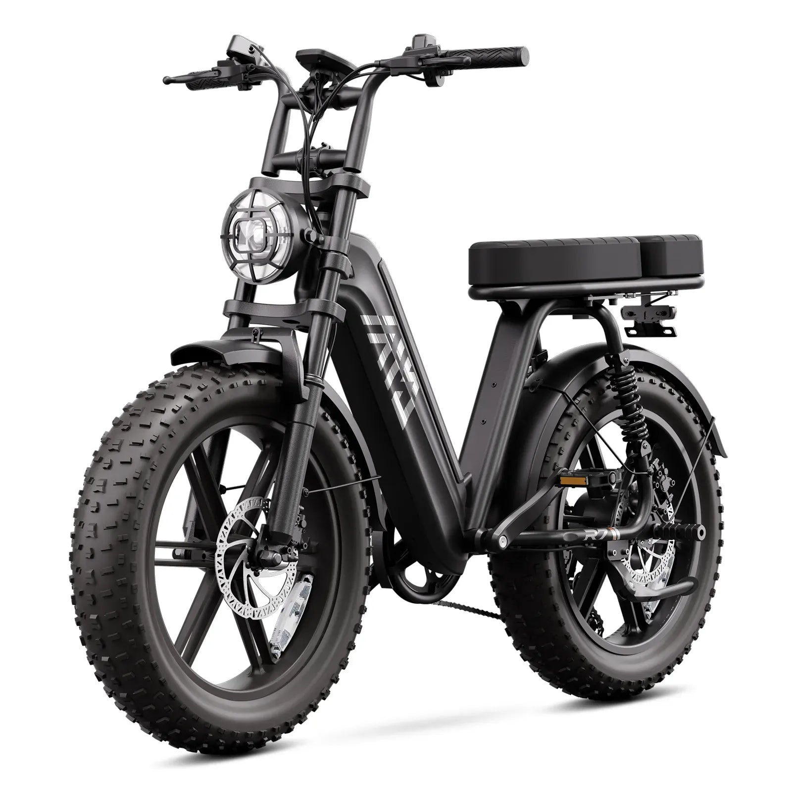 TST® R7 1500W Electric Cargo Bike – Moped Style, Full Suspension (2026 New Edition)